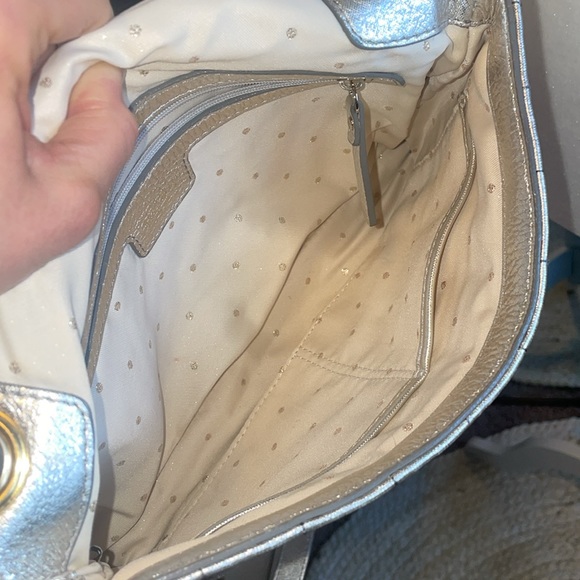 Quilted Metallic Champagne Kate Spade Purse - Picture 9 of 15